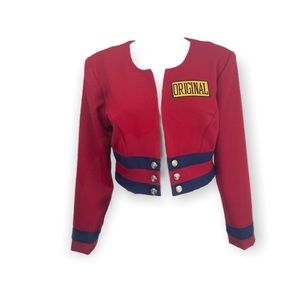 Vintage Reworked Crop Jacket SZ L / XL